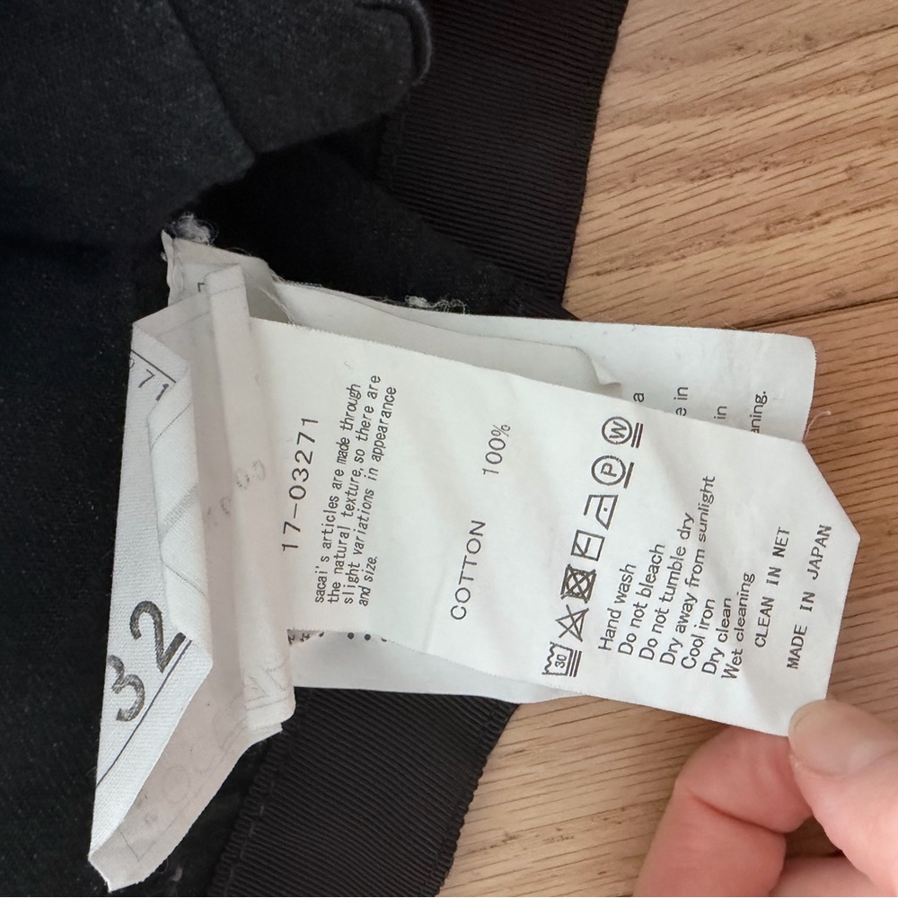 Sacai grey denim top - Picture 5 of 6
